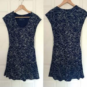 Threadless Paper Planes Print Dress